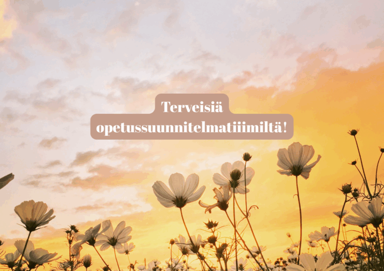 terveisiäopstiimiltä